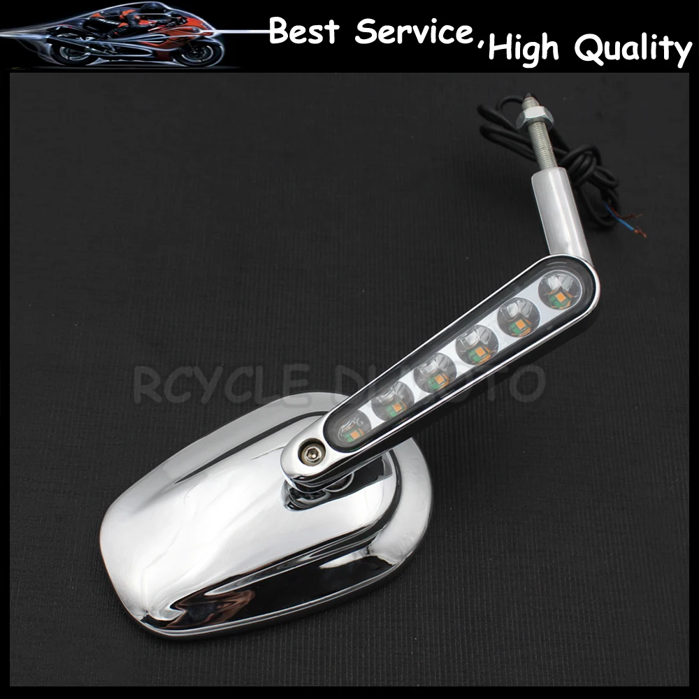 Серебряные зеркала заднего вида и светодиодный передние поворотные сигналы для