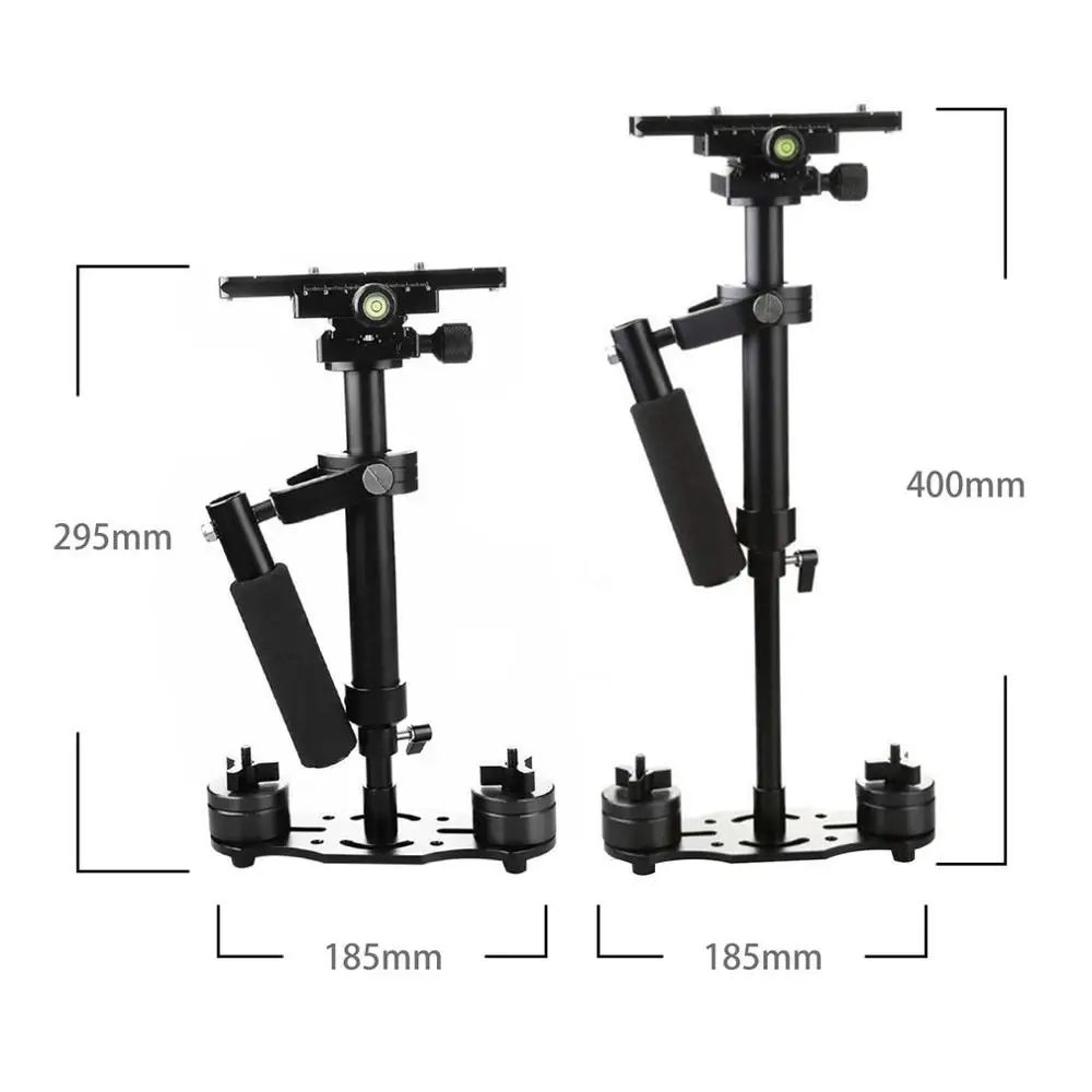 40mm S40 S60 S80 Steadycam масштабируемый Ручной Стабилизатор из углеродного волокна Steadicam для Canon Nikon sony DSLR камеры компактная видеокамера - Цвет: 40mm