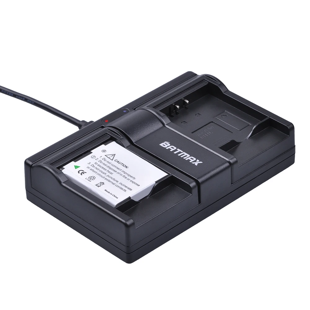 Аккумулятор для фотоаппарата 2 шт NB 11L NB11L и зарядное устройство с двумя USB портами