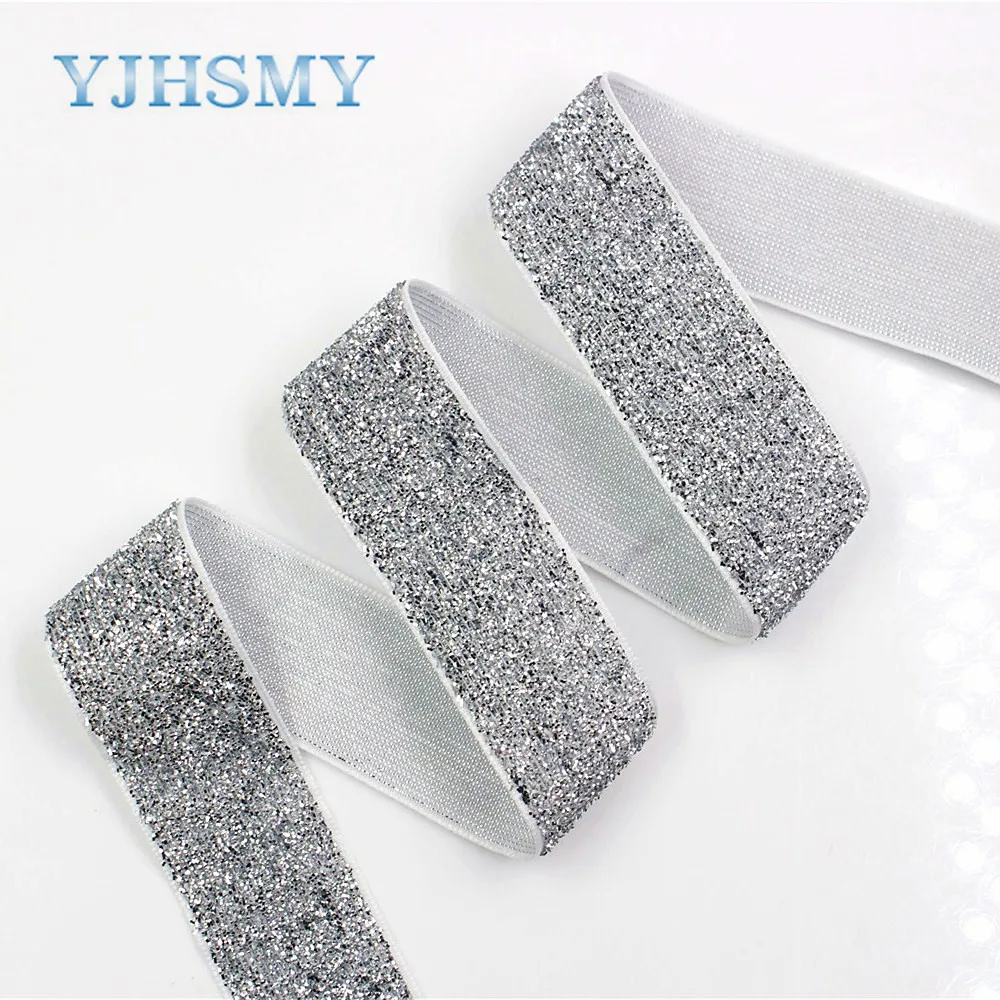 YJHSMY D 18105 36 10 ярдов 25 мм разноцветный зеленый лук лента DIY ручной работы головной