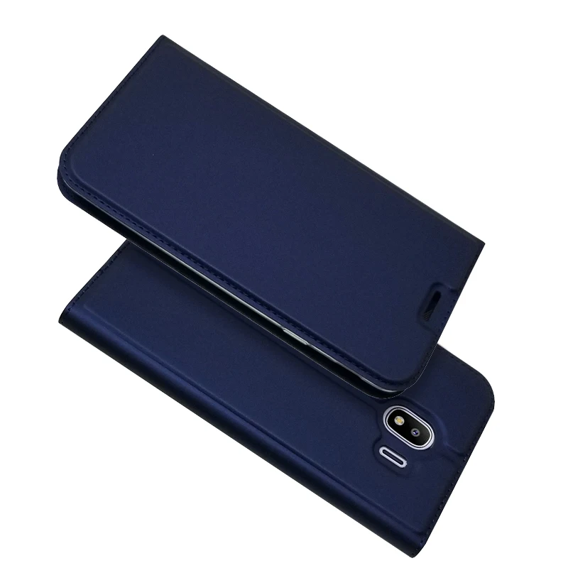 Чехол для samsung Galaxy J4, чехол для samsung J4 J6 Plus Capa 3D, роскошный винтажный кошелек с магнитной застежкой, кожаный чехол s - Цвет: Синий