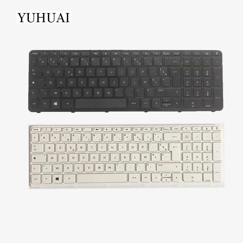 Новая Французская клавиатура с рамкой для ноутбука HP pavilion 15-N000 N100 N200 15-E000 15-E100