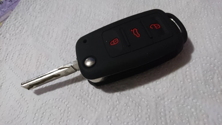 Силиконовый чехол книжка для ключа с дистанционным управлением VW Golf Passat Beetle Rabbit