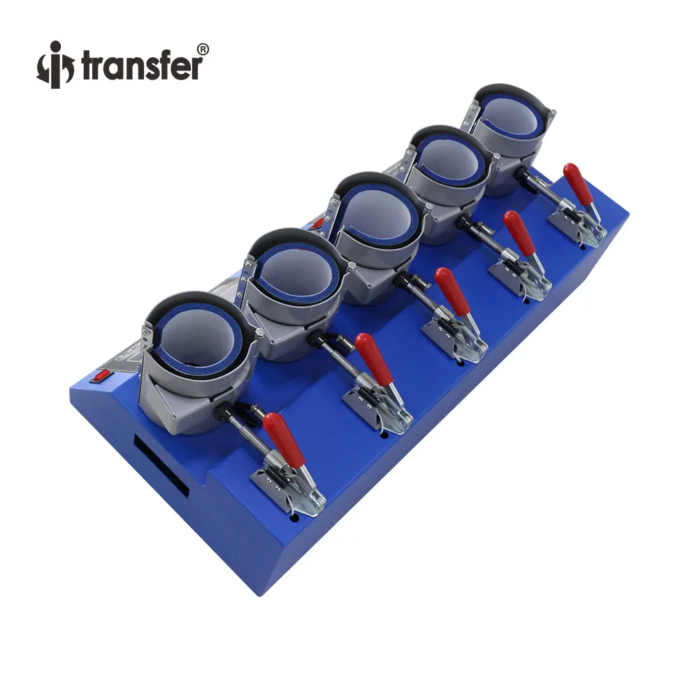 

I Transfer Multifunction Cutter and Dispenser Single Controller 5 in 1 Digital Mug Sublimation Heat Press Machine Printer HPM05