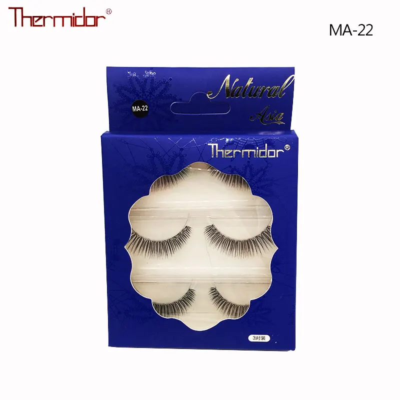 Натуральные ресницы Thermidor искусственные 3 пары модные корейские | Красота и