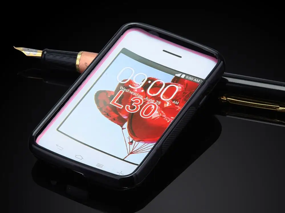 S Line Противоскользящий мягкий гелевый Чехол из ТПУ для LG L30 D120 V30 Q6 резиновый