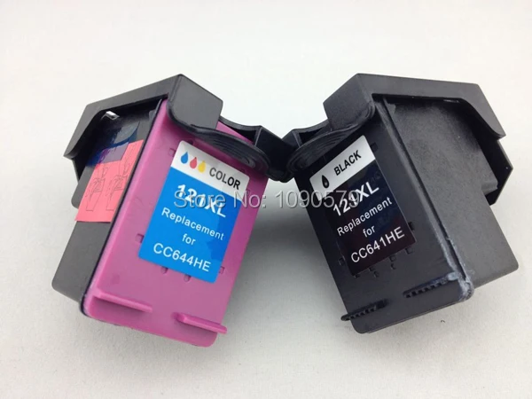 Восстановленный картридж с чернилами CC641HE CC644HE для HP121 121XL DeskJet F2560 2568 4280 4288 PS C4680 C4650