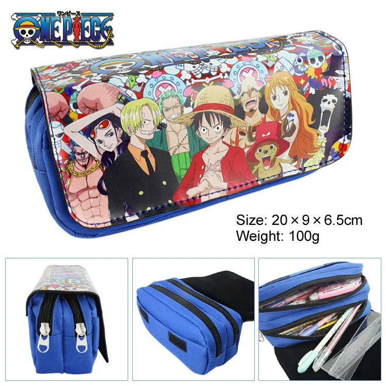 Комикс One piece/One punch Man/Fairy Tail/Totoro/черный Батлер/Дэдпул двойная молния ПУ сумка для