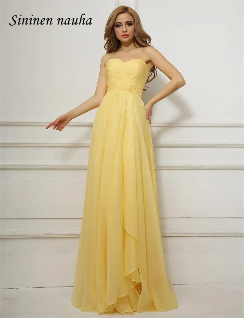 

Long Evening Dresses Cheap Women Sweetheart A Line Chiffon Plus Size Prom Gown Formal Dress Vestidos De Festa Robe De Soiree 13
