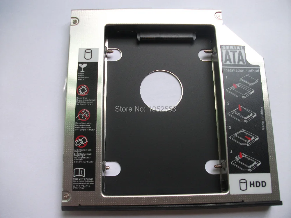 2nd SATA HDD SSD Hard Drive Caddy Adapter for Lenovo IdeaPad G570 G580 G585 G770 Free shipping | Компьютеры и офис