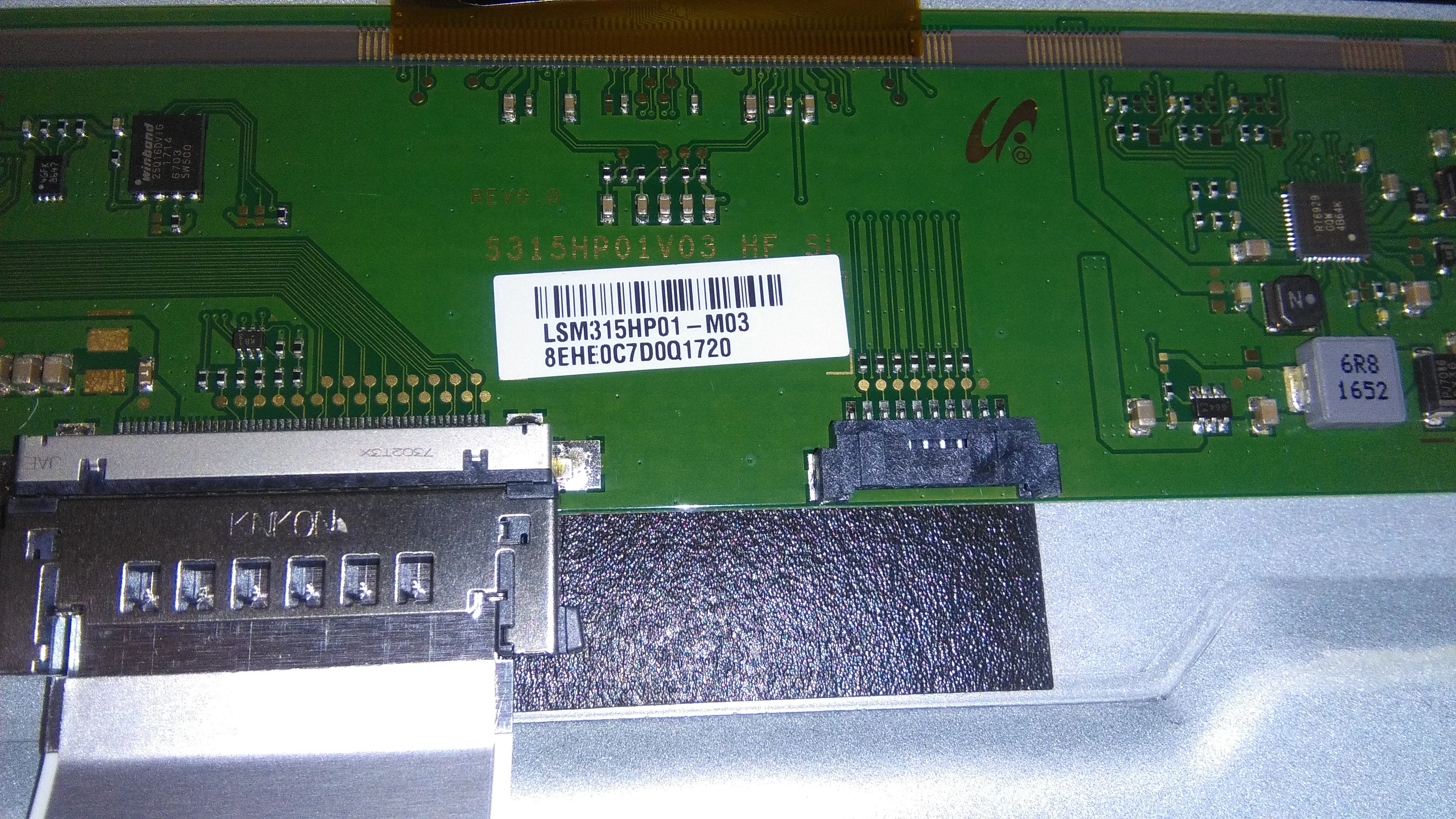 

Curved LCD display LSM315HP01-M03 LSM315HP01 for a ViewSonic XG3202-C monitor.