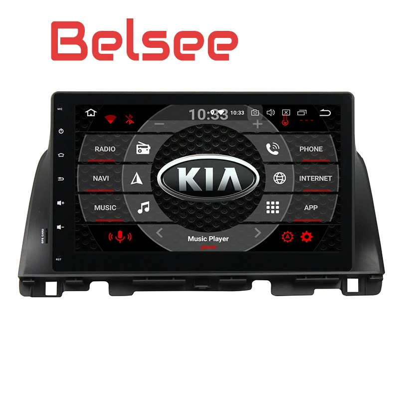 Автомагнитола Belsee 10 1 дюйма 4 + 32 ГБ Android 8 GPS Bluetooth WiFi|Автомагнитолы| |