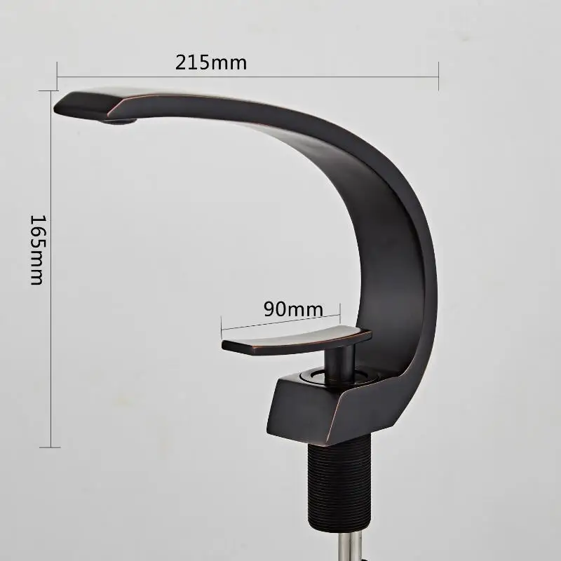 Tuqiu Black/white bath Basin Faucet Brass Chrome Faucet Brush Nickel Sink Mixer Tap Vanity Hot Cold Water Bathroom Faucets
