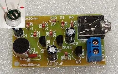 Бесплатная доставка! 10 шт. многоступенчатый комплект усилителя/с электретным