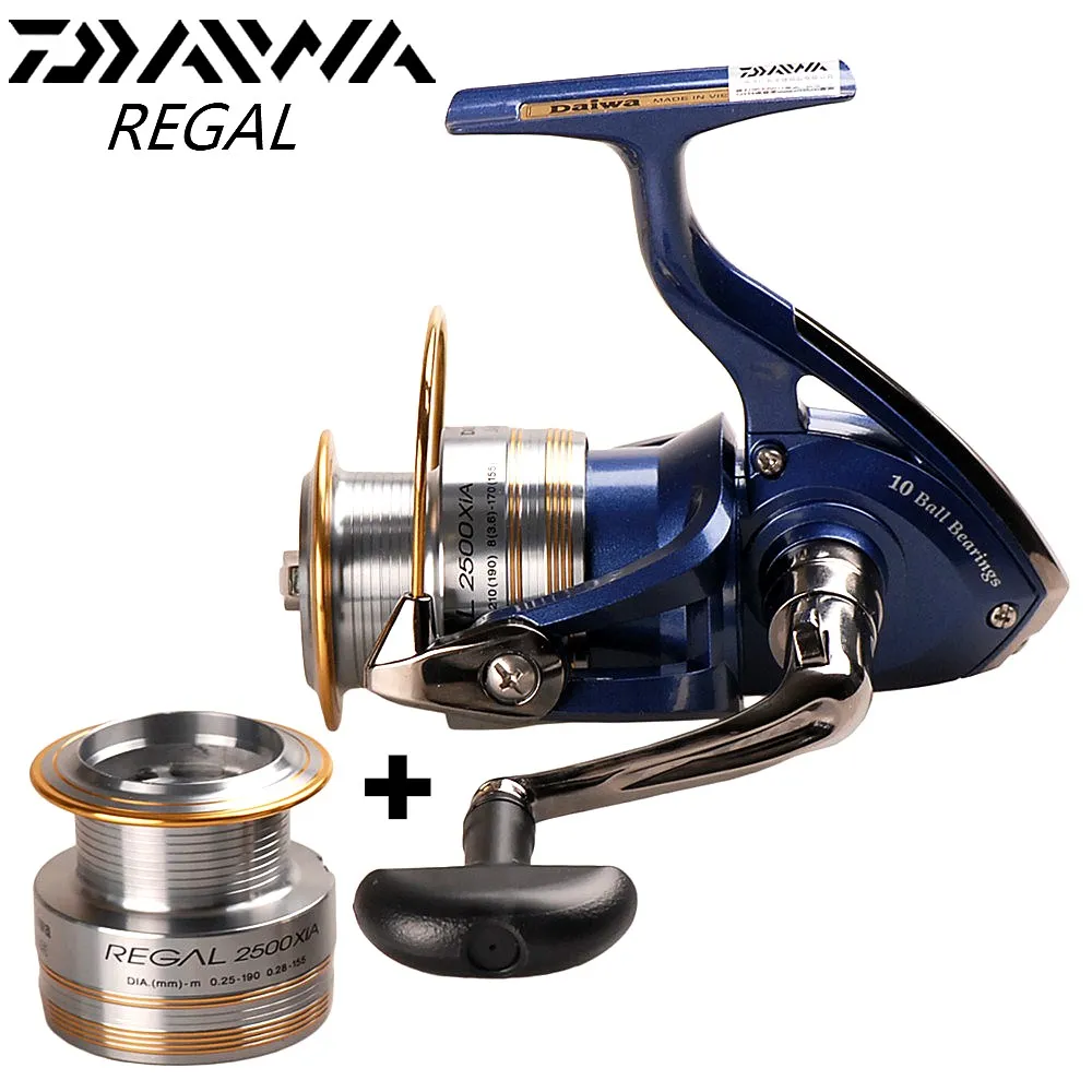 DAIWA REGAL Рыболовная Катушка + Запасная Шпуля 2000XIA 2500XIA 3000XIA 4000XIA 5 3:1 10BB для Спиннинга