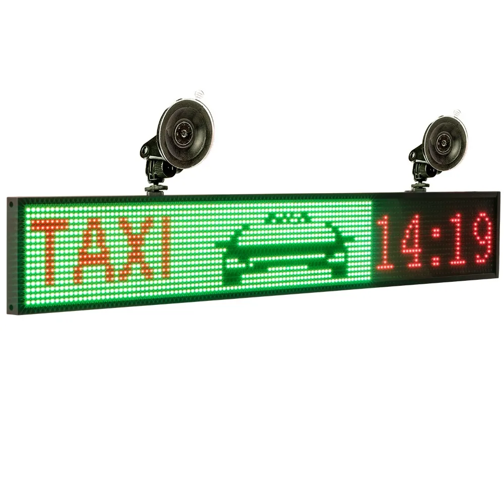 P5 82 см 12 В SMD2121 RGB знак полноцветный Автомобильный светодиодный дисплей Панель