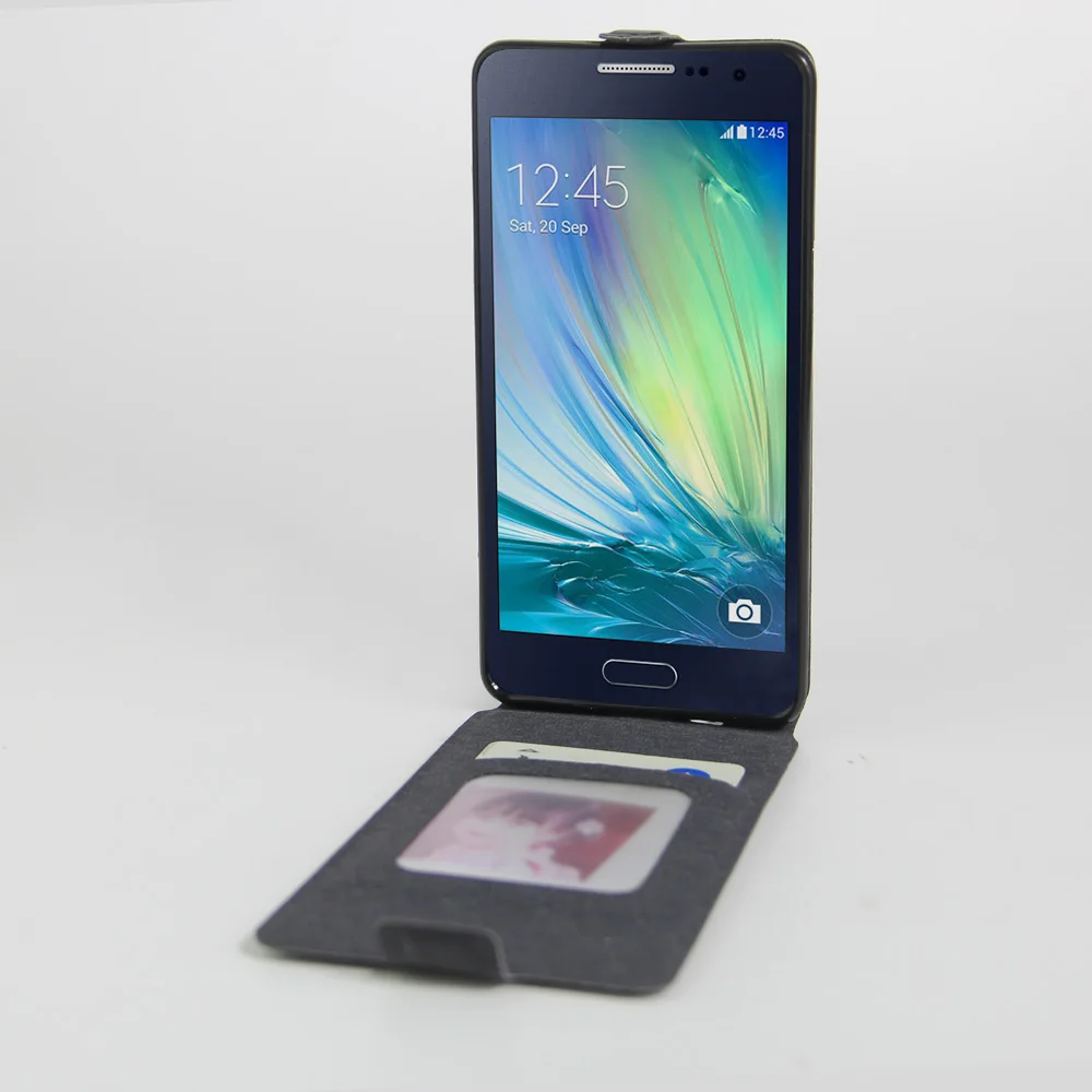 Чехол для Samsung A3 A3000 с держателем карт чехол Galaxy кожаный телефона ультра тонкий