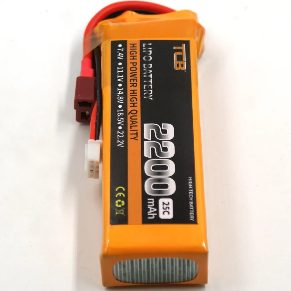 TCB RC Lipo батарея 11 1 V 2200 Mah 3 S 25C для вертолет Квадрокоптер с дистанционным