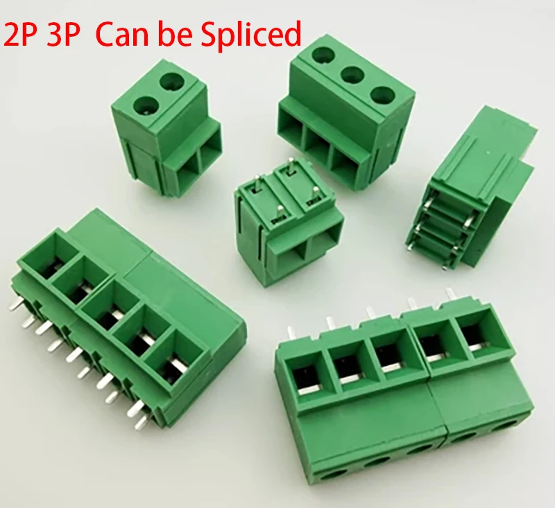 135T 10.16 2P 3P PCB винтовой клеммный блок прямой шаг 10 16 мм 750V57A 24 6AWG высокая сила тока