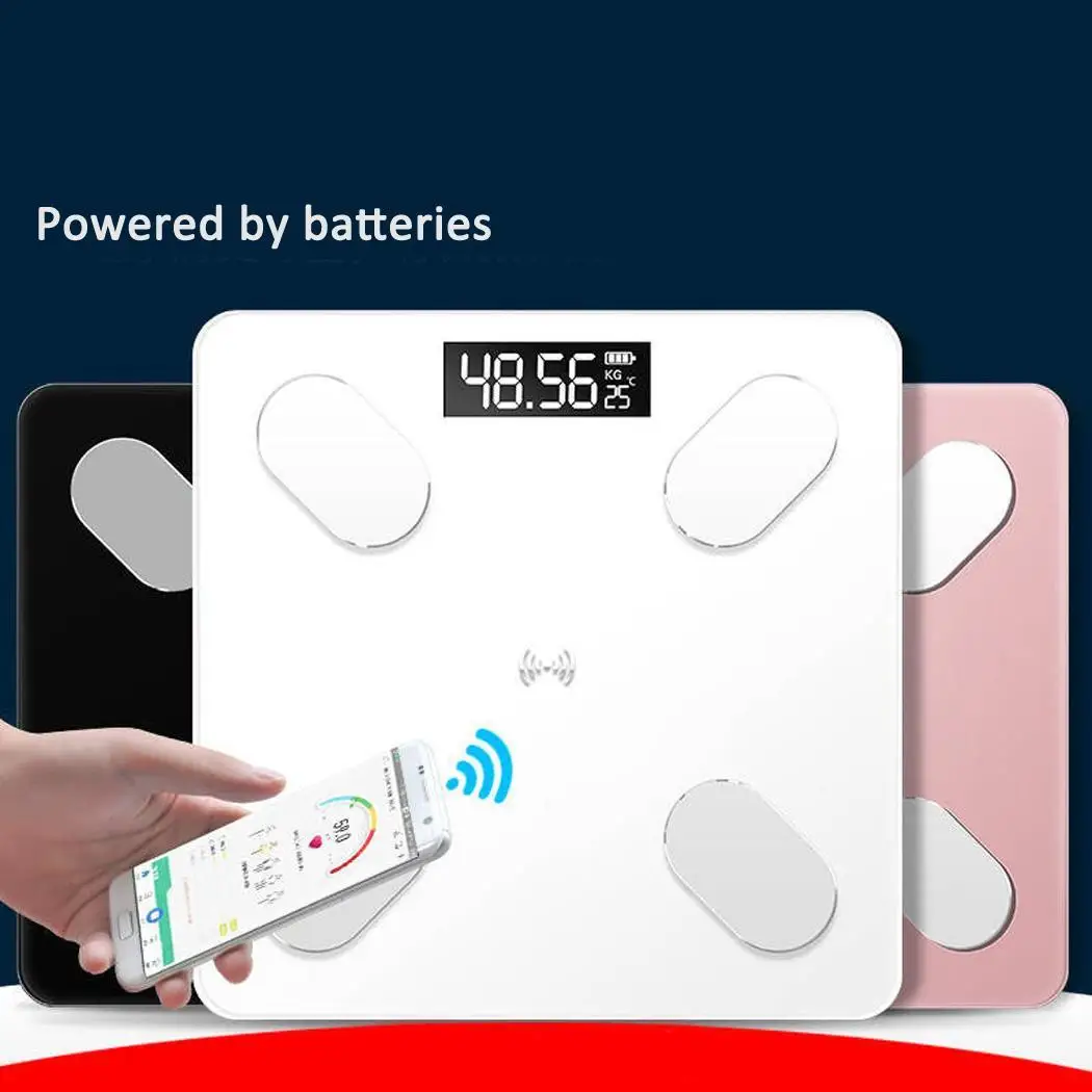 Bluetooth умные весы для тела многофункциональные электронные контроля здоровья