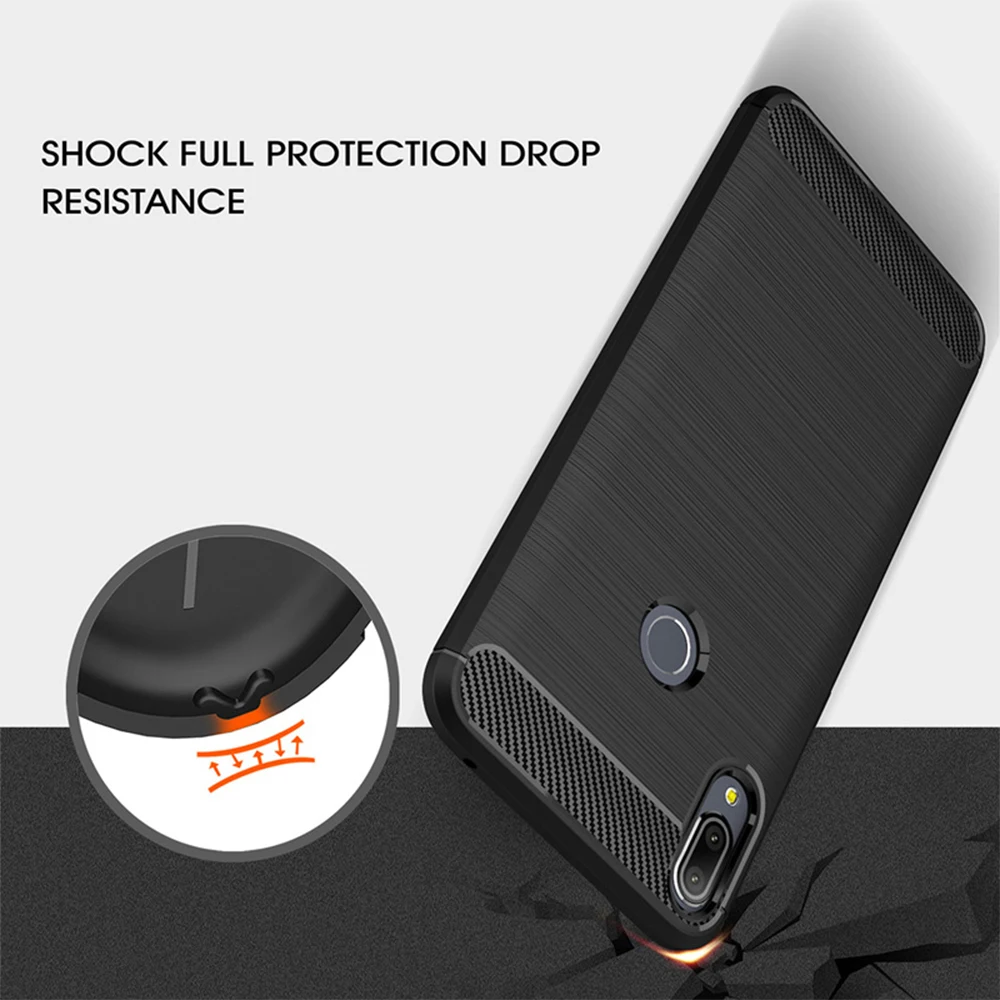 Роскошный чехол для Asus Zenfone Max Pro M1 ZB602KL ZB601KL, чехол с мягким бампером, карбоновый Чехол Для Zenfone Max Pro M2 ZB631KL