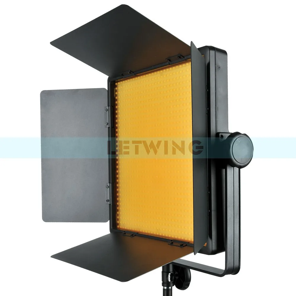 Желтый вариант Godox 2000 2X 1000 LED фото студия видео непрерысветильник комплект для