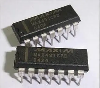 Оригинальный 10 ШТ. MAX491CPD DIP 14|pcs| |