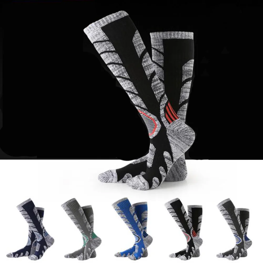 Зимние спортивные альпинистские походные лыжные носки мужские женские толстые