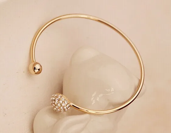 

Золотые хрустальные браслеты на запястье с сердцем/Корейская Роскошная цепочка на руку/pulsera mujer/pulseiras femininas/bragalete/bijoux