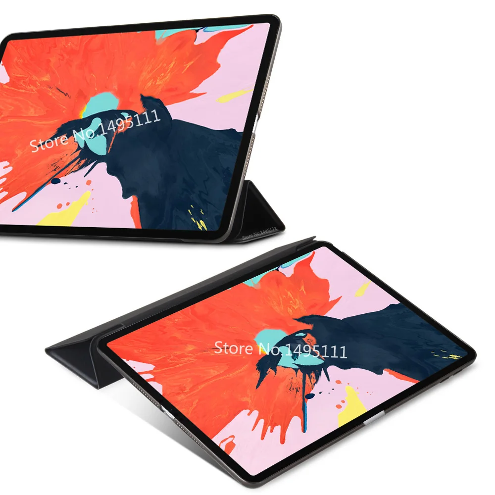 Чехол для iPad Pro 12 9 2018 из искусственной кожи прозрачный чехол ПК ультра тонкий