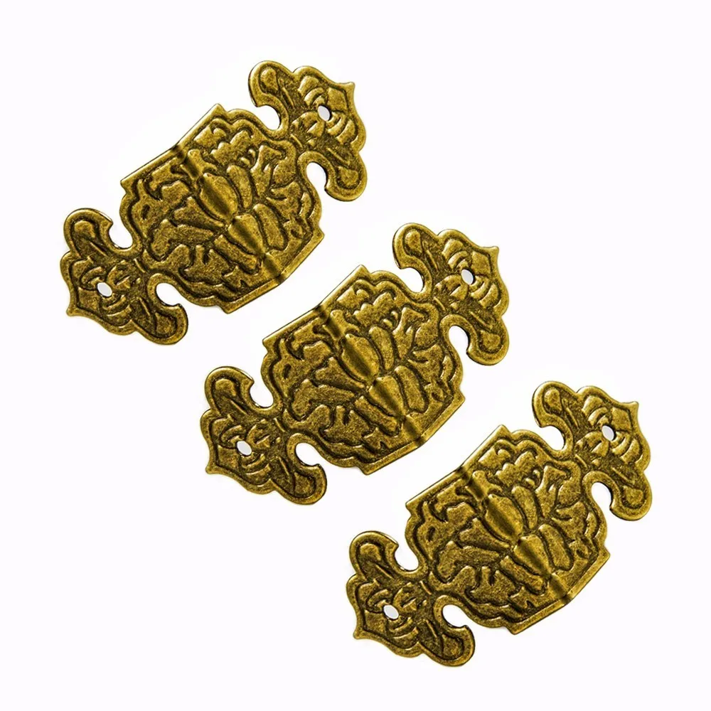 Античный угловой защитный чехол 12 шт. винтажная деревянная шкатулка