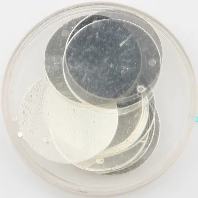 40mm Side Hole 30 граммов 3-25 мм прозрачная свободная тесьма с пайетками для шитья Свадебные украшения ремесло diy аксессуары для одежды высокое качество - Цвет: 40mm Side Hole