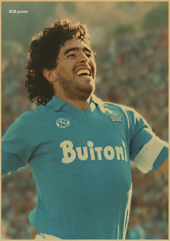 P081 Diego Armando Maradona настенные плакаты Футбольная звезда крафт-бумага Ретро плакат домашний декор Дом Бар Паб гостиная ВИНТАЖНЫЙ ПЛАКАТ - Цвет: P081