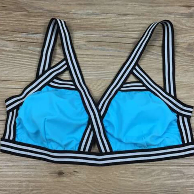 Повязки criss cross бикини высокая талия нижняя установить swim wear одежда для пляжа