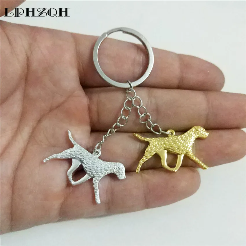 LPHZQH модные ювелирные изделия щенок милая собака автомобильный брелок граница