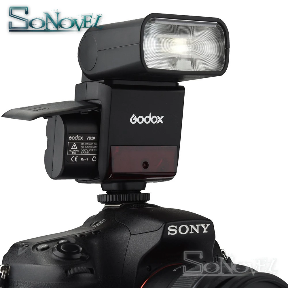 Вспышка для камеры 2x Godox V350S TTL HSS 1/8000s со встроенной литий ионной батареей 2000 мАч и