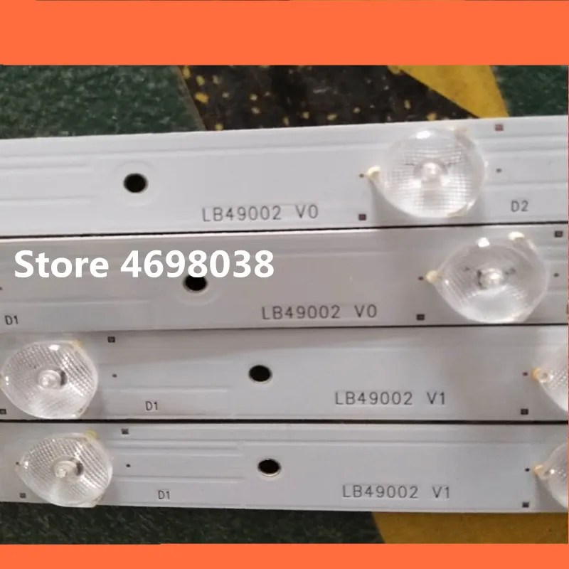 10pcs/set 49inch LED TV backlight strip C490F14-E1-L 49D1000/C1000 LB49002 V1 V0 | Лампы и освещение