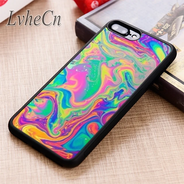 Чехол для телефона LvheCn Trippy iPhone 5 6 6s 7 8 plus X XR XS max 11 12 Pro Samsung Galaxy S7 edge S8 S9 S10 | Мобильные