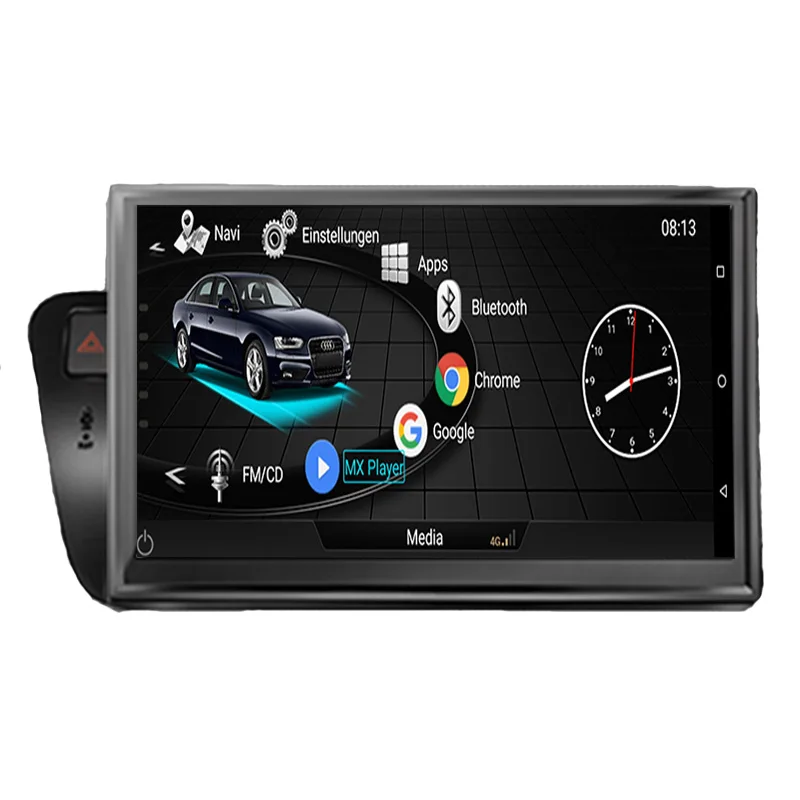 OZGQ 3G MMI Android Touch 10 1 'экран Восьмиядерный Автомобильный мультимедийный плеер GPS