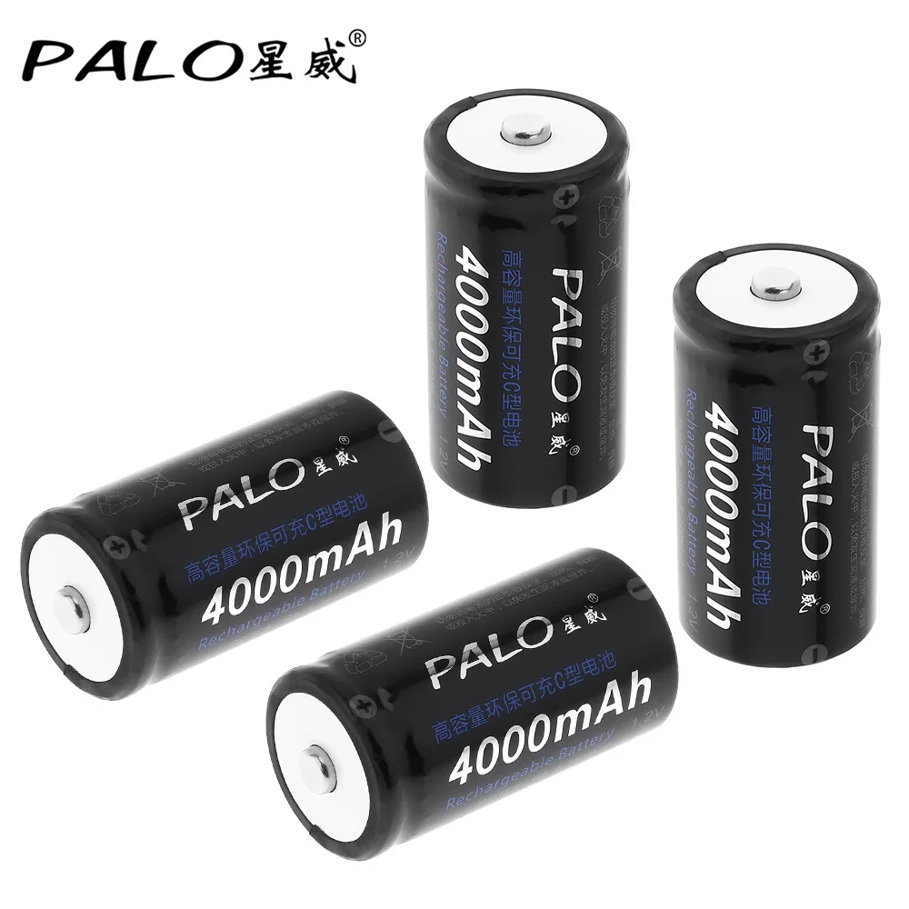 4 шт.! Аккумуляторная батарея PALO 4000 мАч 1 2 в никель металлогидридный аккумулятор с