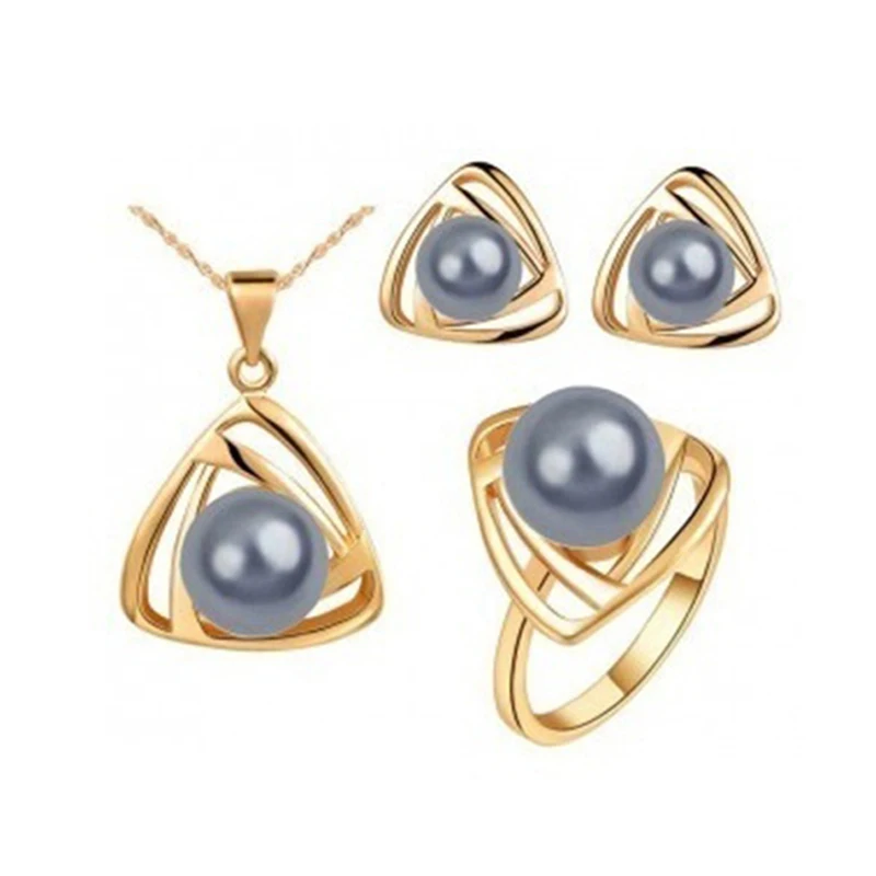 3 шт./компл. роскошные стразы с имитацией жемчуга невесты модный геометрический