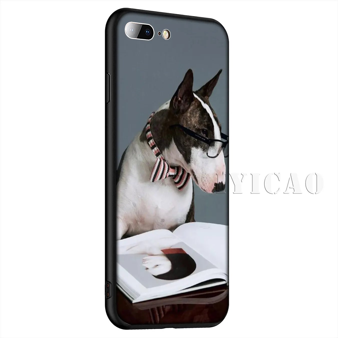 IYICAO bullterrier bull terrier dog Новинка Fundas силиконовый мягкий чехол для iPhone XR X XS Max 8 7 6 6S Plus 5 5S