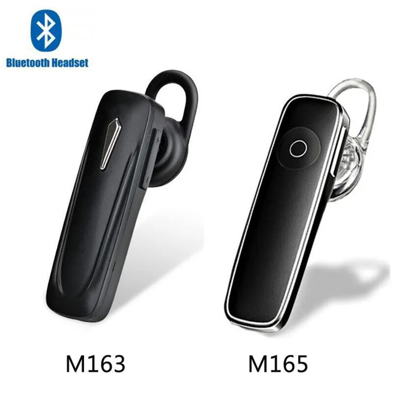 50 шт. M163 M165 Bluetooth наушники Беспроводная гарнитура наушники громкой связи Bluetooth 4,0 стерео наушники с микрофоном для телефона huawei