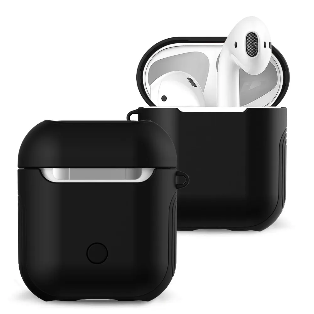 Rovtop чехол для наушников Apple AirPods настоящих беспроводных Bluetooth Air Pods Защитный AirPod