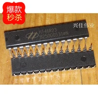 10pcs new original authentic dip ht46r23 microcontroller microcontroller dip 28 package