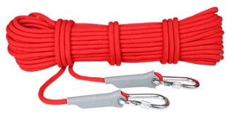 Red-10meter XINDA 10 м профессиональный шнур для скалолазания, аксессуары для походов, веревка 9,5 мм Диаметр 2600lbs, высокопрочный шнур, безопасная веревка - Цвет: Red-10meter
