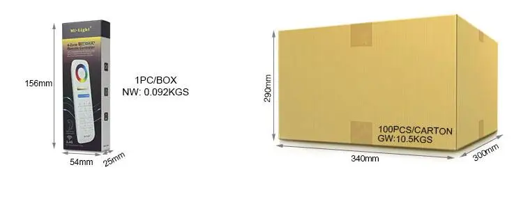 Milight FUT089 2,4 ГГц пульт дистанционного управления 8 зоновый контроллер RGB+ CCT пульт управления работает с LS2 или контроллер регулятора Milight RGB+ CCT светодиодный прожектор