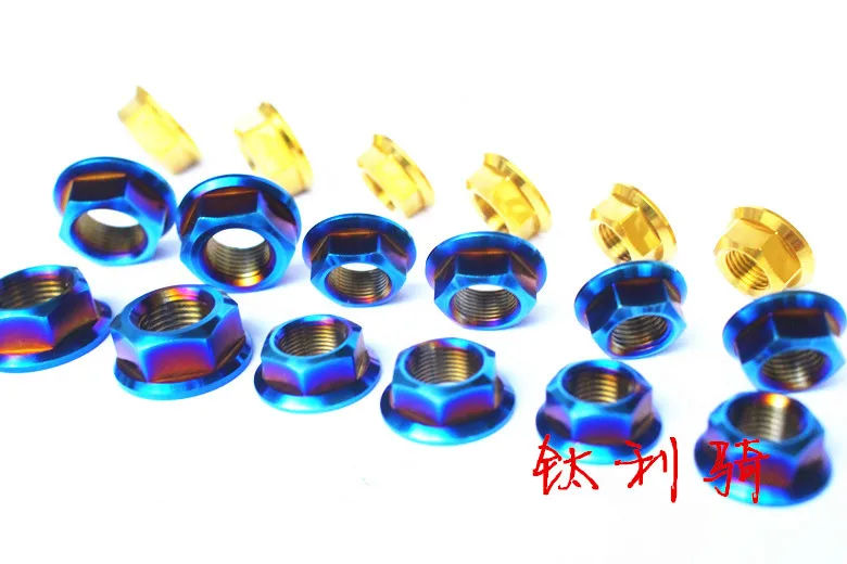 

Gr5/tc4 Titanium Material Motorbike Bolt Nut M10*1.00mm For Honda Yamaha Kawasaki Suzuki Ducati Ktm Aprilia Piaggio
