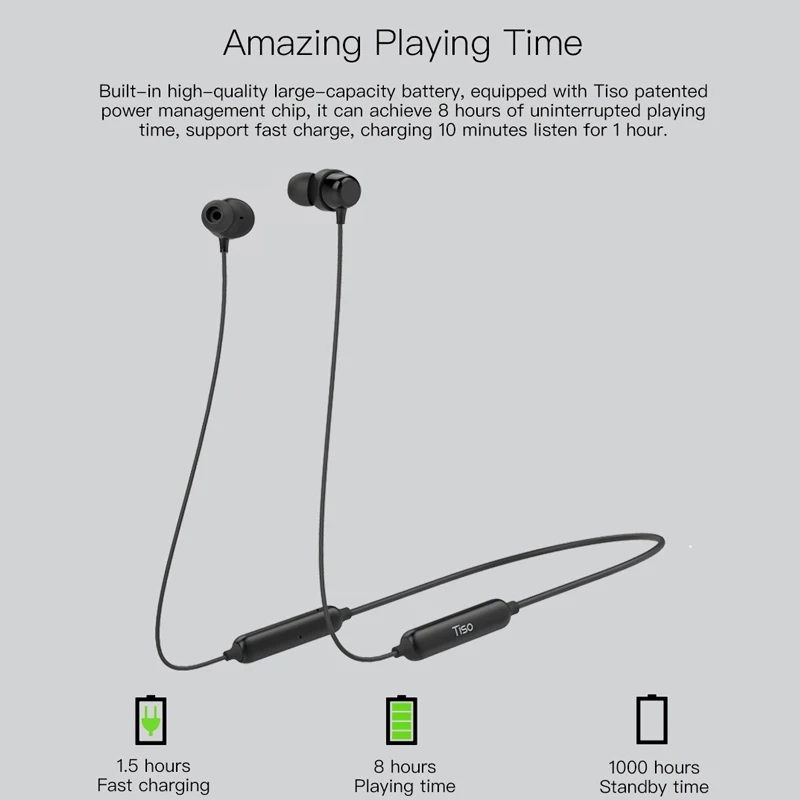 Tiso S8 Bluetooth наушники беспроводные | Электроника