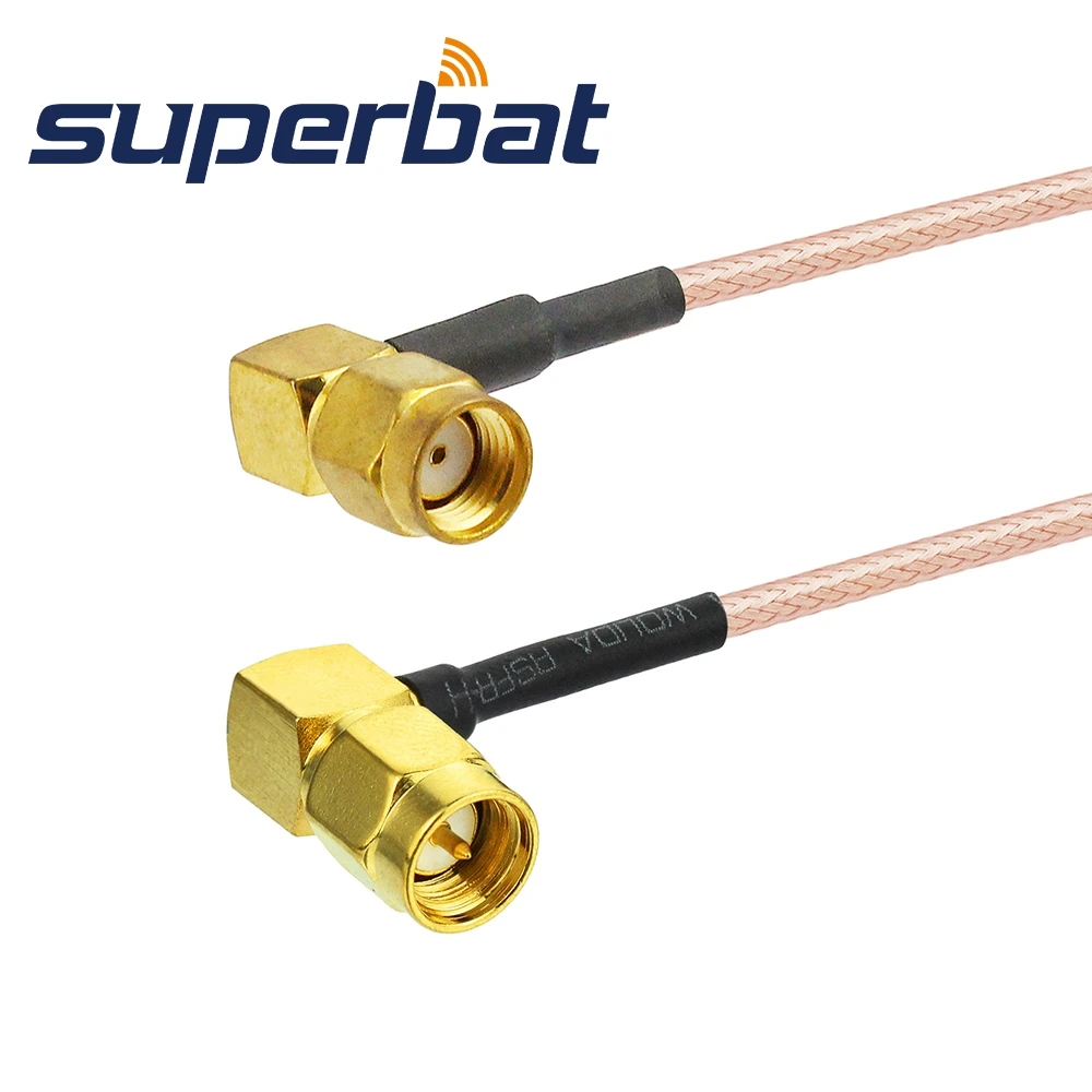 Superbat SMA разъем под прямым углом чтобы RP мужской правый угол со свинцовым